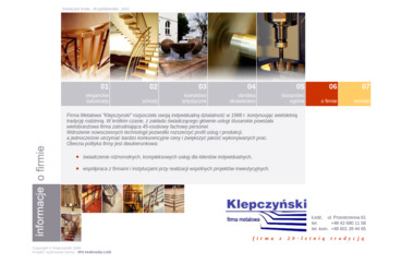 Firma Metalowa "Klepczynski" - Elementy Kute Łódź