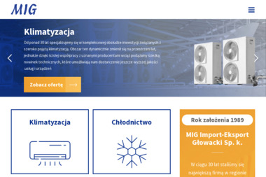 MIG Import-Eksport Głowacki Sp.J. - Klimatyzacja z Montażem Ełk