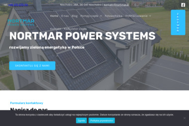 Nortmar Power Systems Centrala - Tanie Gruntowe Pompy Ciepła Sanok