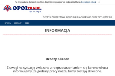 OPOLTRADE - Producent Parapetów Aluminiowych Opole