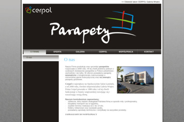 CERPOL - Parapety Zewnętrzne Ligota Prószkowska