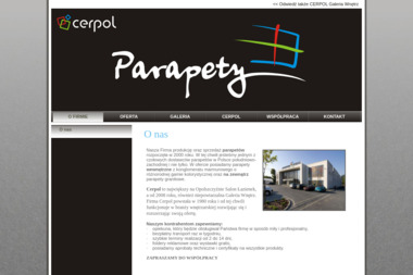 CERPOL - Parapety Aluminiowe Ligota Prószkowska