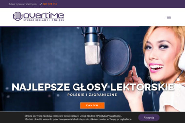 OVERTIME Studio Reklamy i Dźwięku - Studio Nagrań Aleksandrów Łódzki