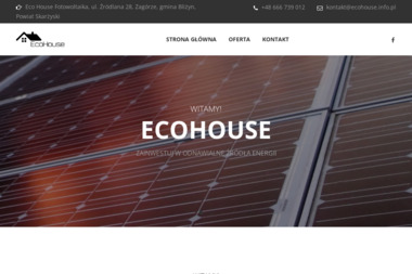 Eco House - Firma Fotowoltaiczna Zagórze