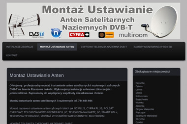 Serwis &ndash; Montaż &ndash; Anten Satelitarnych i naziemnych DVB-T - Ustawienie Anteny Satelitarnej Rzesz&oacute;w