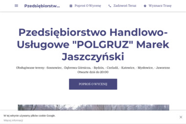 Pzedsiębiorstwo Handlowo-Usługowe "POLGRUZ" Marek Jaszczyński - Dobre Kontenery Na Odpady Budowlane Sosnowiec