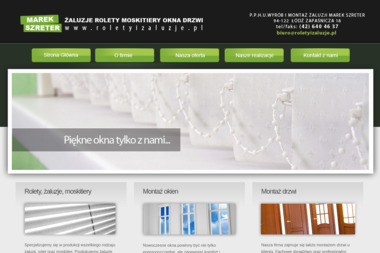 P.P.H.U.Wyr&oacute;b i montaż żaluzji Marek Szreter - Okna PCV Ł&oacute;dź