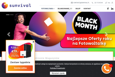 Sunvival Energy - Baterie Słoneczne Warszawa
