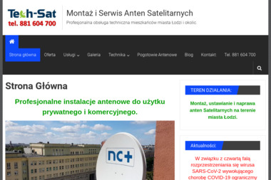 Tech-Sat - Ustawienie Anteny Satelitarnej Łódź