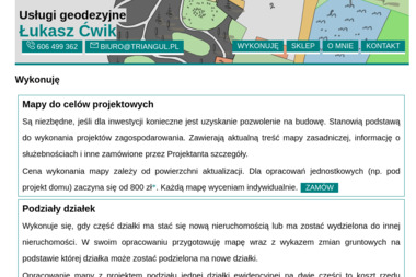 triangul.pl Łukasz Ćwik - Geodeta Rzesz&oacute;w