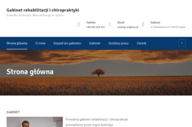 Gabinet rehabilitacji i chiropraktyki - Terapia Manualna Opole