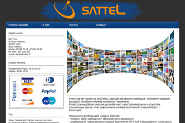 SAT-TEL - Ustawienie Anteny Satelitarnej Łódź