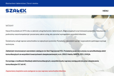 Serwis Blacharsko - Lakierniczy SZAŁEK - Blacharstwo, lakiernictwo samochodowe Zławieś Wielka