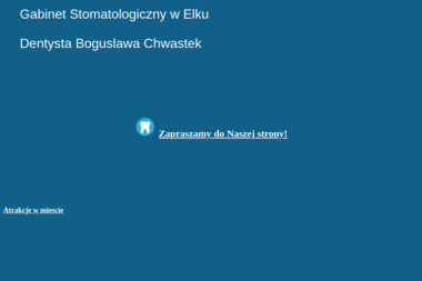 Gabinet Stomatologiczny Bogusława Chwastek - Dentysta Ełk