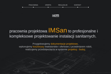 IMSAN Technika Sanitarna - Projekty Przyłącza Wody Warszawa