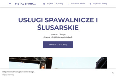 METAL SPARK Marek Kostrzewa - Spawanie Aluminium Elektrodą Olsztyn