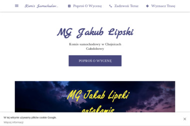 MG Jakub Lipski - Samochody Chojnice
