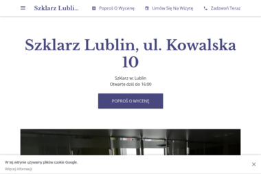 Szklarz na Kowalskiej - Usługi Szklarskie Lublin