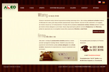 Przedsiębiorstwo "ALCO" Spółka z o.o. - Schody Solec Kujawski