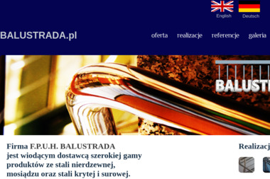 F.P.U.H. BALUSTRADA - Świetne Balustrady Wewnętrzne Świętochłowice