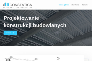 CONSTATICA - Projekt Hali Magazynowej Warszawa