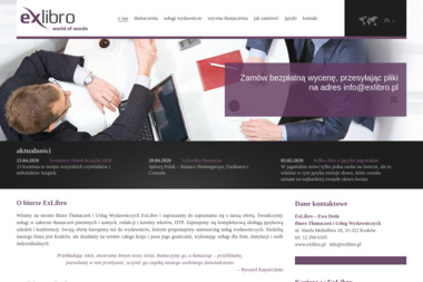 ExLibro - Tłumacze Krak&oacute;w