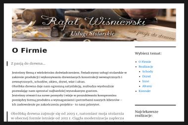 Usługi Stolarskie Rafał Wiśniewski - Schody drewniane Joniec
