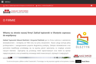Zakład Tapicerski Edward Balinski - Polskie Meble Tapicerowane Olsztyn