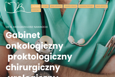 ONKOLOG dr n. med. Grzegorz Nawrocki - Proktolog Warszawa