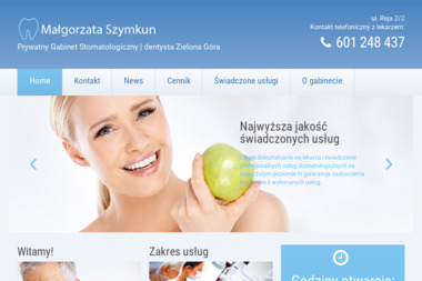 Prywatny Gabinet Stomatologiczny Małgorzata Szymkun - Gabinet Dentystyczny Zielona Góra