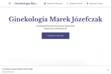 Ginekologia Marek Józefczak - Ginekolog Proszowice