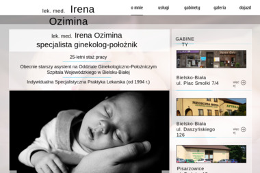 Irena Ozimina Ginekolog - Badania Ginekologiczne Bielsko-Biała