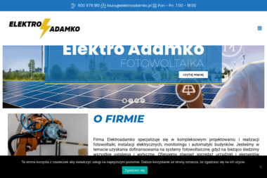 Elektroadamko - Rewelacyjne Instalacje Fotowoltaiczne w Łomży