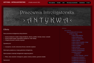 Pracownia Introligatorska ANTYKWA - Introligatornia Toruń
