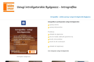 Usługi introligatorskie Bydgoszcz - Intrografika - Introligator Serock