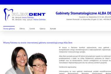 Gabinet dentystyczny ALBA DENT - Usługi Stomatologiczne Szczecin