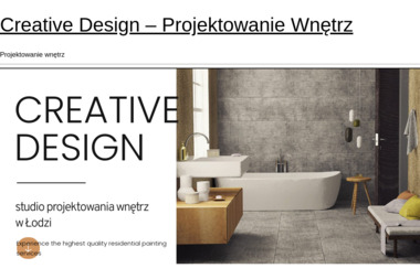Creative Design - Projektowanie wnętrz mieszkań i dom&oacute;w Ł&oacute;dź
