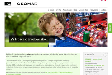 GEOMAR RECYKLING - Przetwarzanie odpadów Kraków