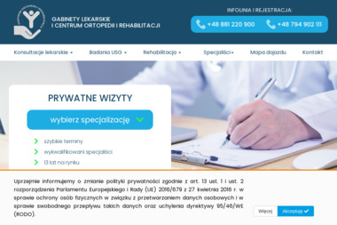CENTRUM ORTOPEDII I REHABILITACJI - Medycyna Estetyczna Szczecin