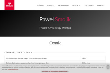 Paweł Smolik Trener personalny - Trener Osobisty Olsztyn