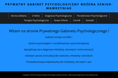 PRYWATNY GABINET PSYCHOLOGICZNY BOŻENA SENIUK-WAWRZYNIAK - Psychoterapia Ostrowiec Świętokrzyski