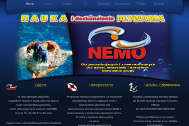 Stowarzyszenie Pływackie NEMO - Lekcja Pływania Toruń