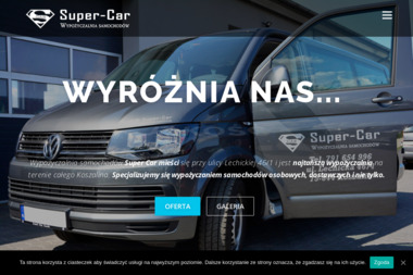 Wypożyczalnia samochodów „Super Car” - Wynajem Samochodów Koszalin