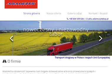 PHU Lesław Adamczyk - Bezkonkurencyjny Transport Zagraniczny w Świebodzinie