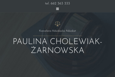 Kancelaria Adwokacka Adwokat Paulina Cholewiak - Radca prawny Rzeszów