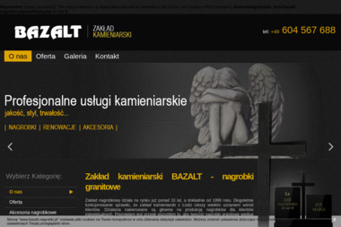 Bazalt - Nagrobki Łódź