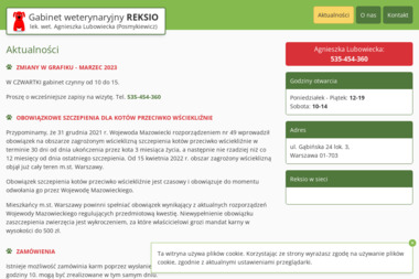 Gabinet Weterynaryjny Reksio - Gabinet Weterynaryjny Warszawa