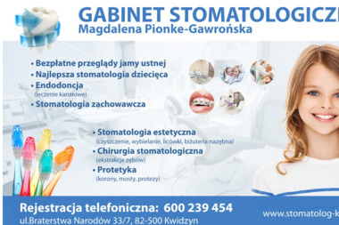 Gabinet Stomatologiczny Magdalena Pionke-Gawrońska - Gabinet Dentystyczny Kwidzyn