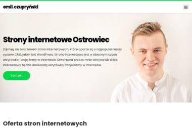 EMIL CZUPRYŃSKI STRONY INTERNETOWE - Projektowanie Portali Internetowych Ostrowiec Świętokrzyski