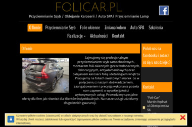 Foli - Car - Oklejanie Szyb Samochodowych Mysłowice